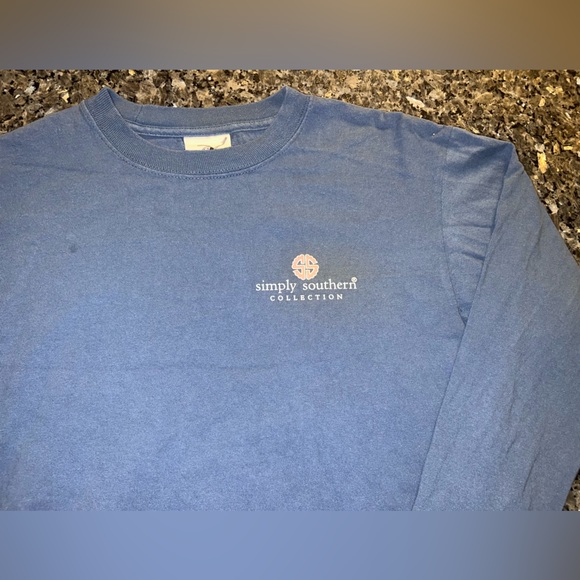 Simply Southern “Stand Tall and Find a Cure” Pineapple Long Sleeve Graphic Shirt - Picture 7 of 9